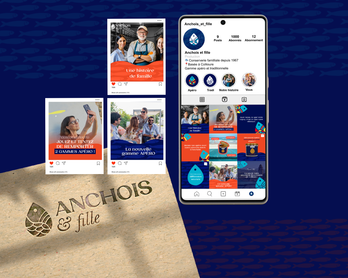 Branding - Anchois & fille