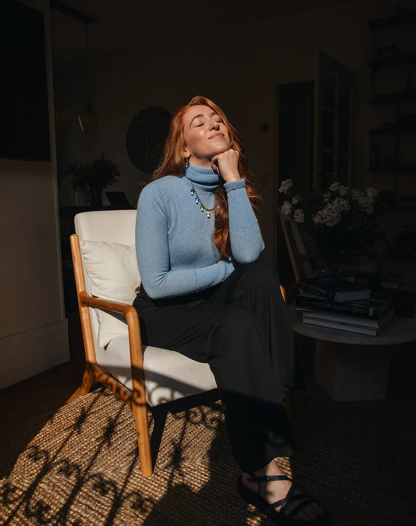  meredith detko psychedelic coach guide for entrepreneurs website rebranding looking into sunlight
