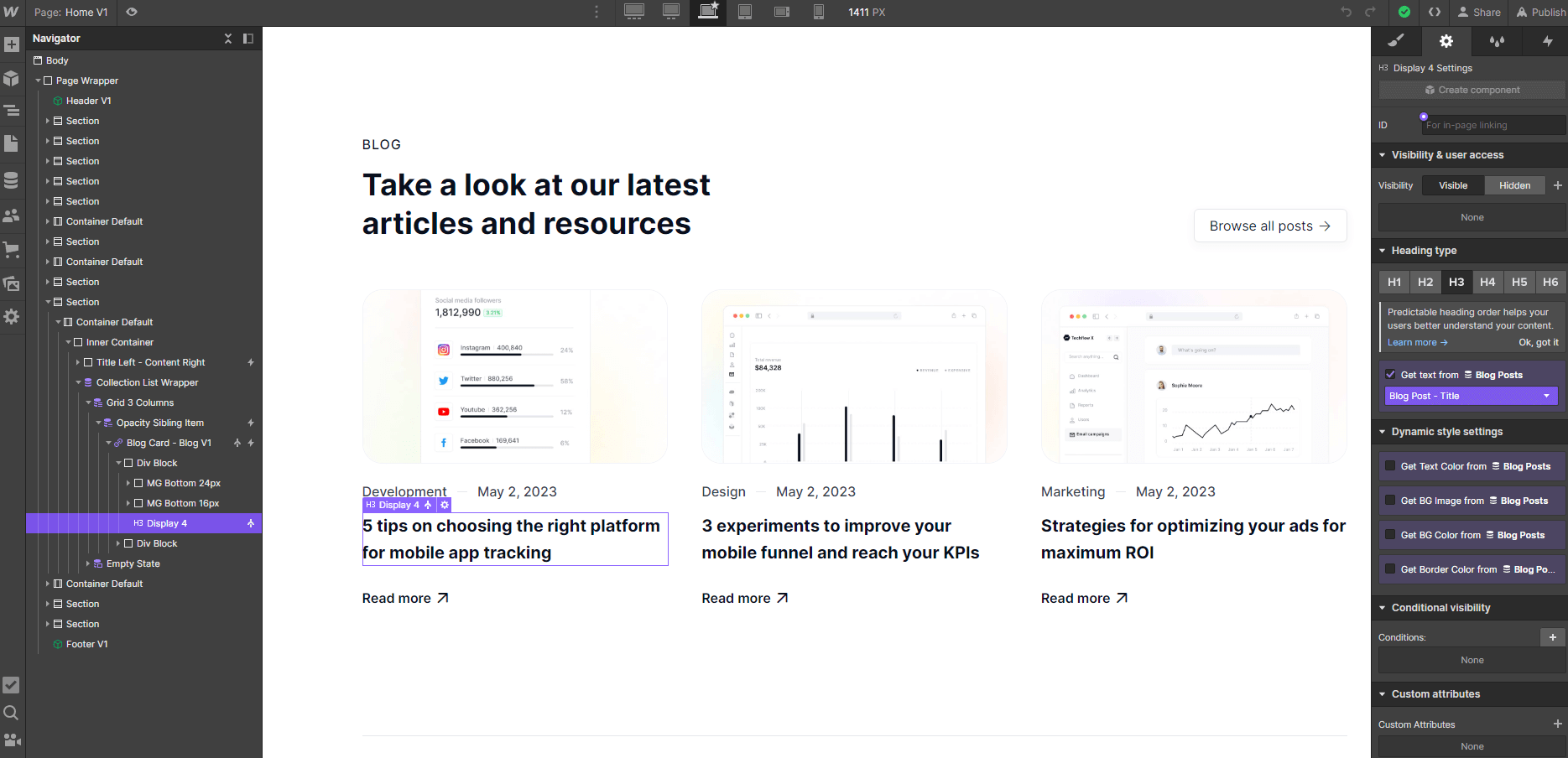 CMS Content - Techflow X Webflow Template
