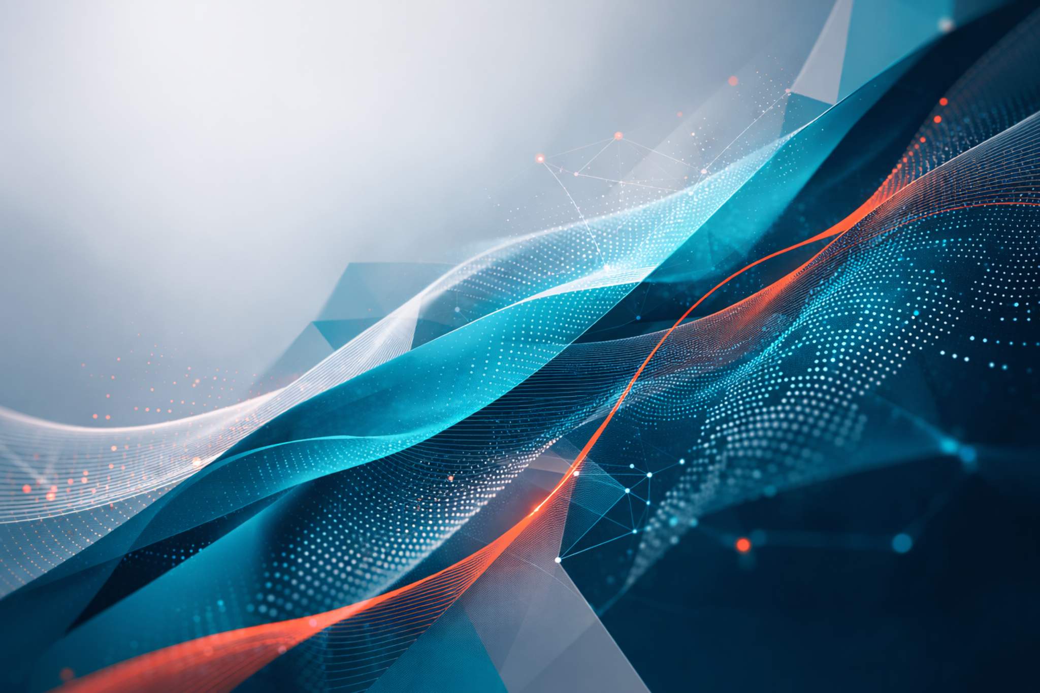 Hochwertige Wellen in blau und rot symbolisieren globale Verschiebungen