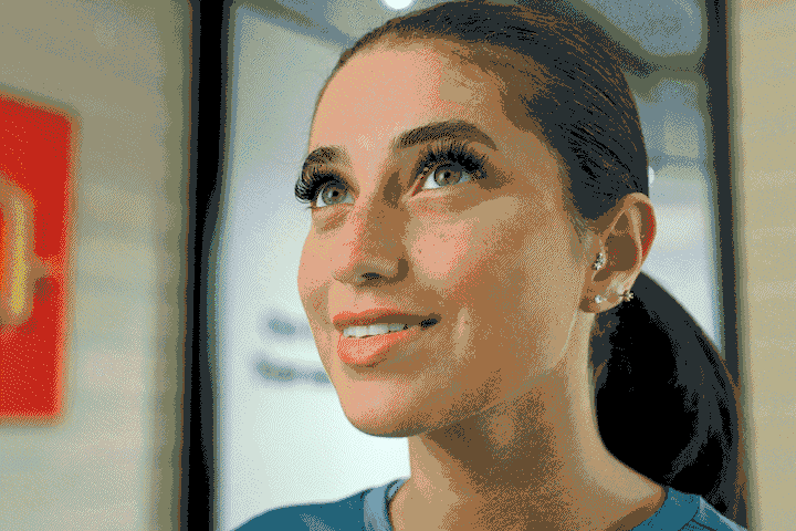 Projects page GIF thumbnail, colored, Subway Ad, Subway Crunch X Farah Jeffry campaign, GIF.
