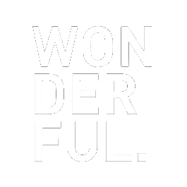 Wonderful Logo, white, Transparent, animated, GIF
