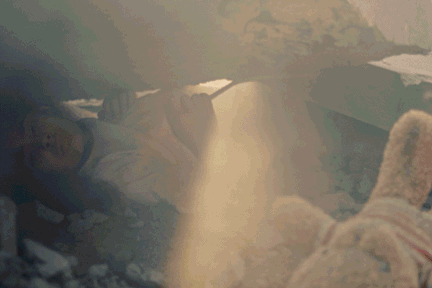 Projects page GIF thumbnail, colored, BMC Ad, H for Hope campaign, GIF.
