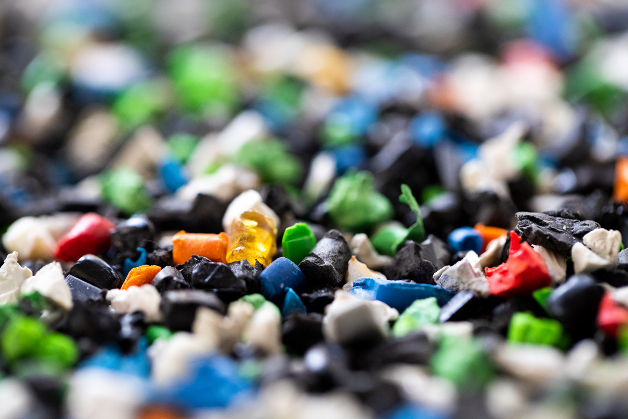 Plastbiter etter sortering