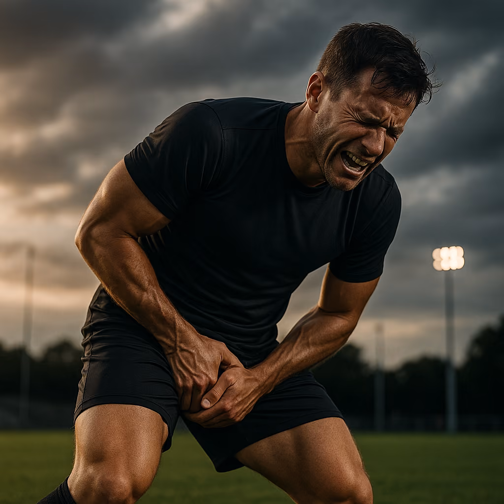 AI-generated featured image for Lifetime Surgical blog post: Sports Hernia vs Inguinal Hernia