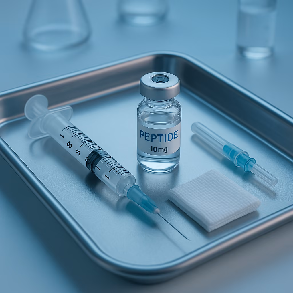 AI-generated featured image for Lifetime Surgical blog post: Peptide Therapy for Surgical Recovery