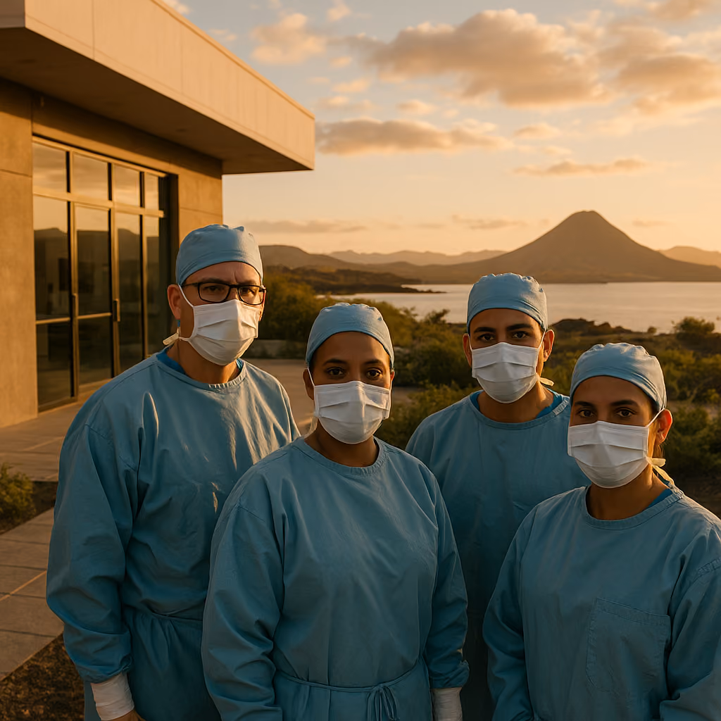 AI-generated featured image for Lifetime Surgical blog post: Galapagos Surgical Mission Trip