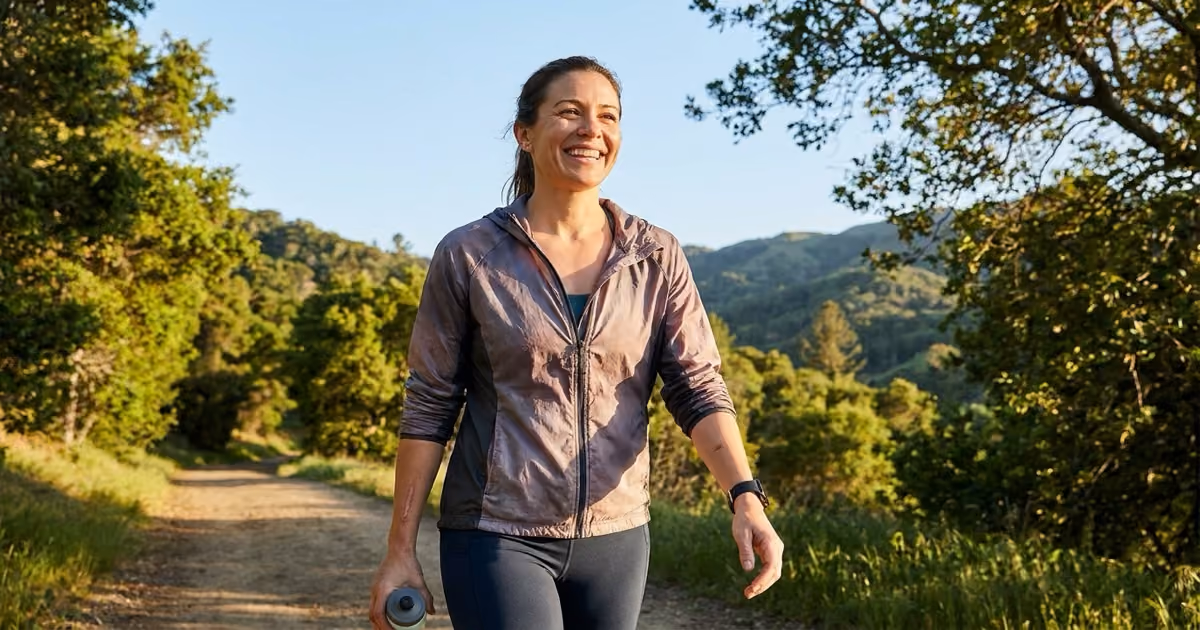 Woman walking outdoors representing healthy life after bariatric surgery in San Jose