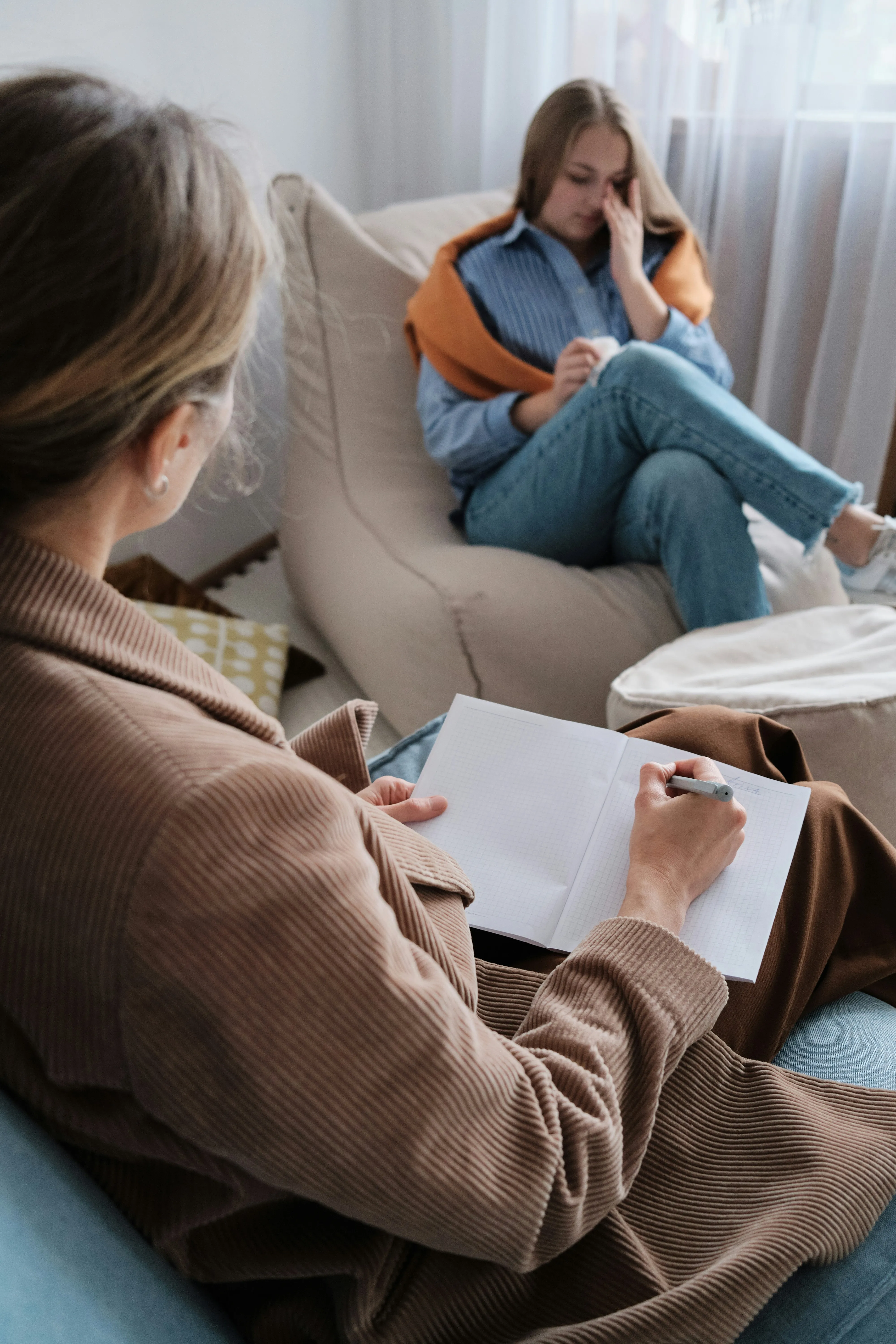 counseling session of a woman