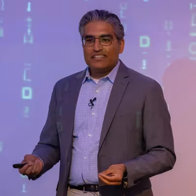 Sunil Dixit, Chief Product Officer, Fonoa, on stage at 7th Annual VAT Management Summit in London.