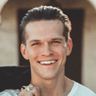 a happy young man