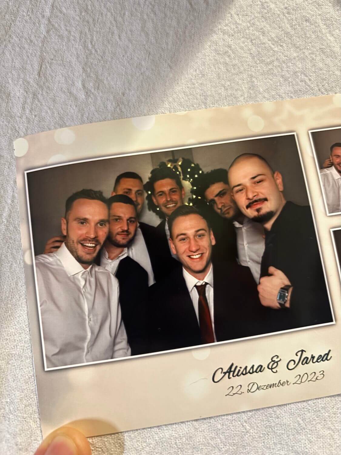 Selfie at a wedding