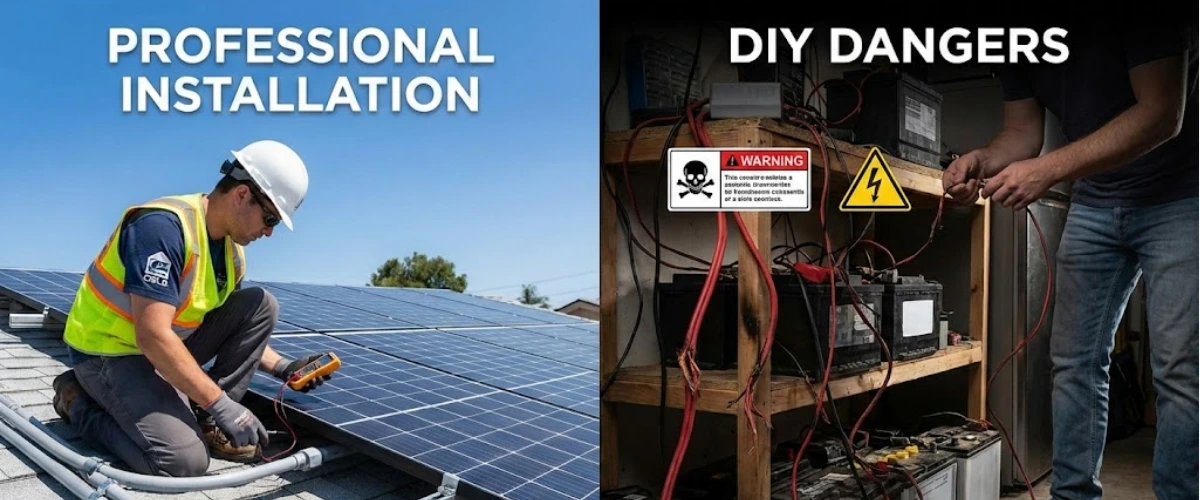 Why Professional Solar Installation Matters: Safety Lessons from DIY Mistakes