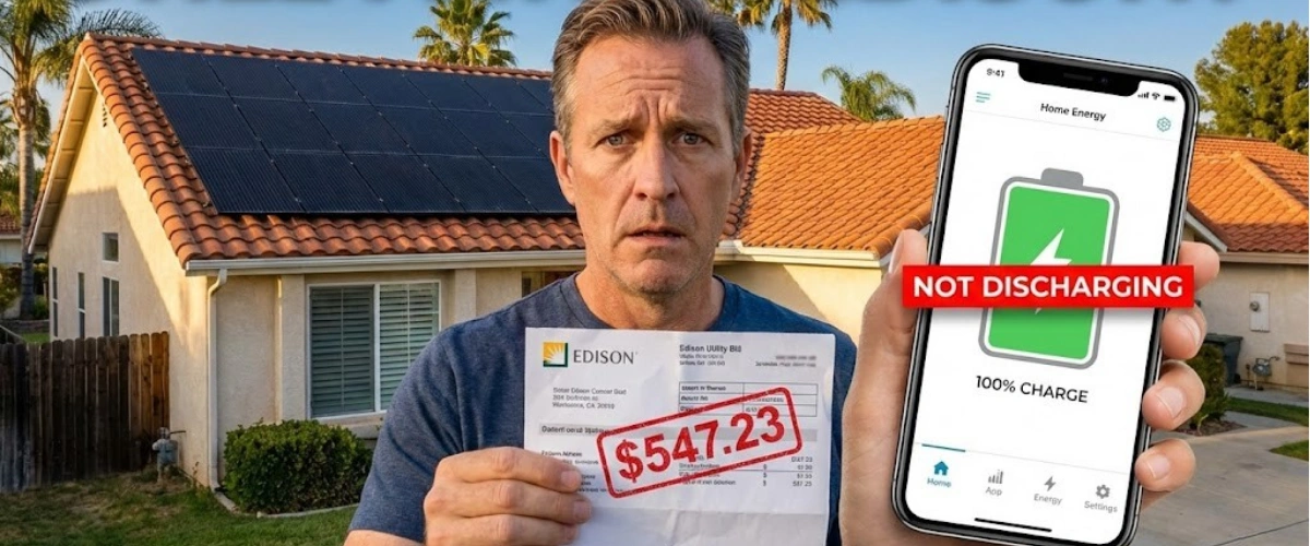 Why You're Still Paying Edison After Going Solar (Fix Battery Issues)
