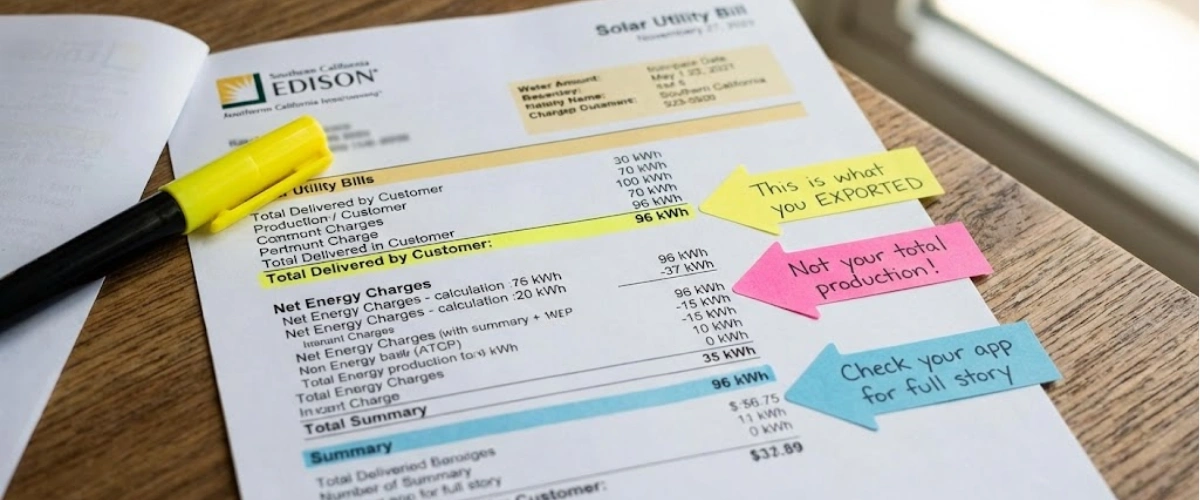 Why Doesn't My Solar Production Match My Utility Bill?