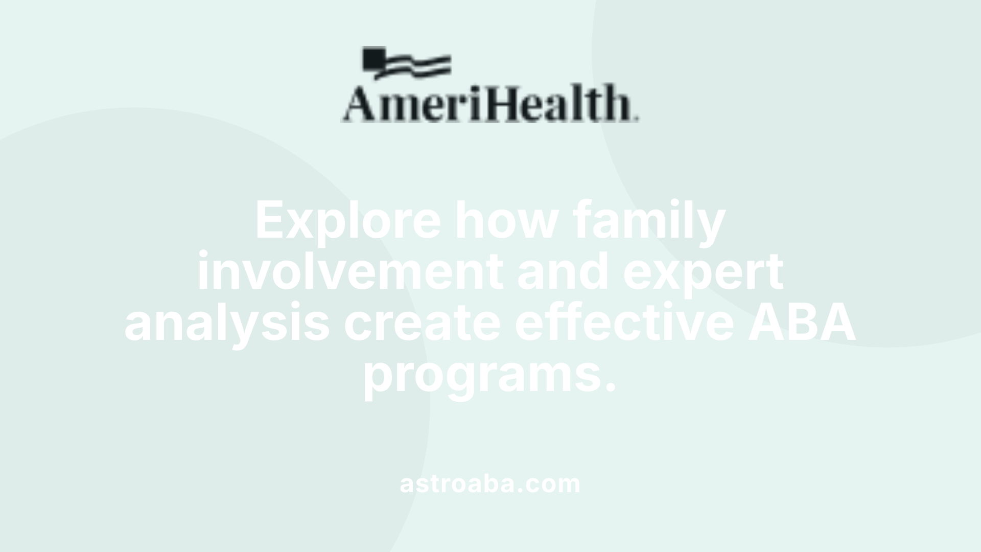 Explore how family involvement and expert analysis create effective ABA programs.