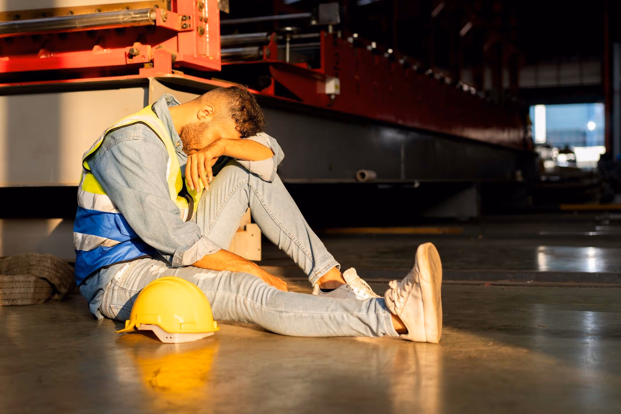 A man is injured on job.