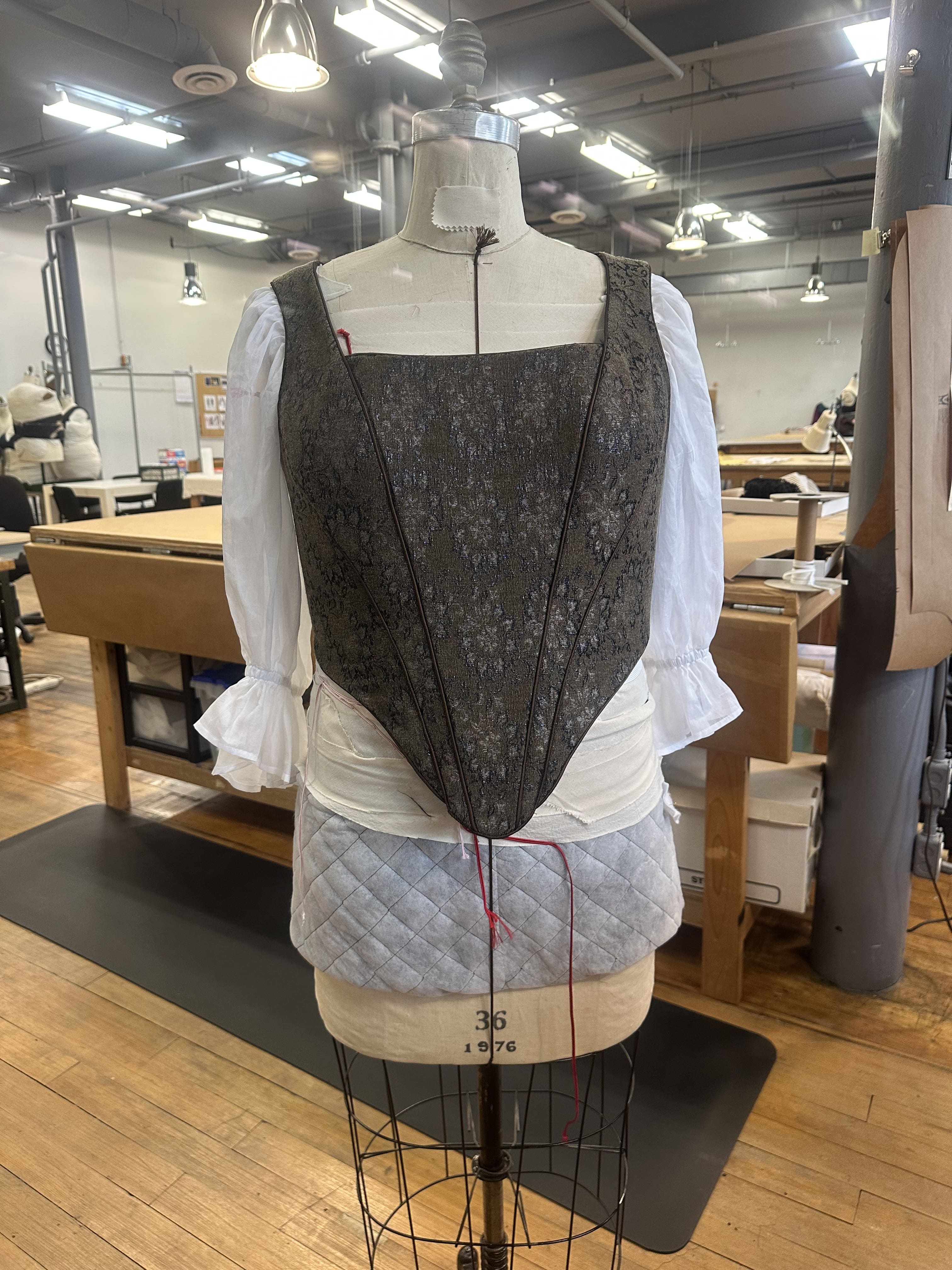 Full body shot of reconstructed jacket