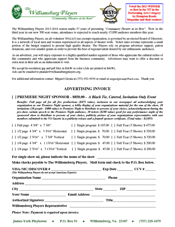 Modèle de facture publicitaire