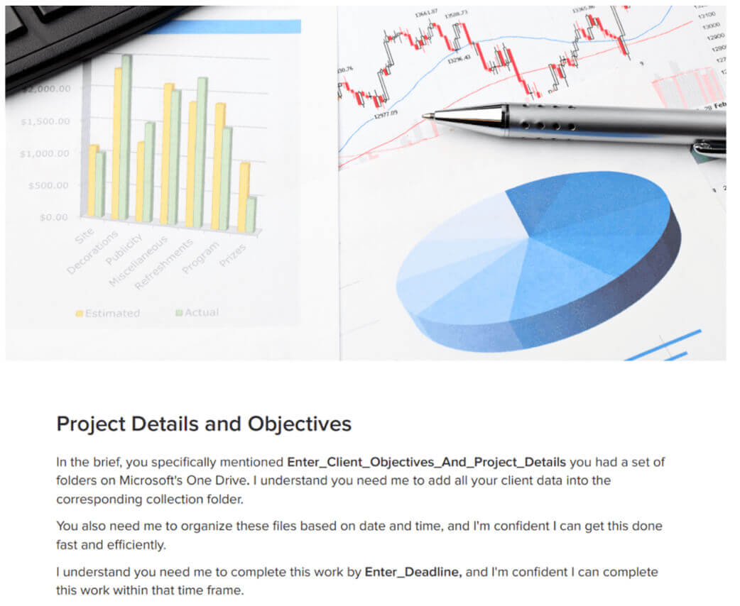 Détails du projet et objectifs de la lettre de proposition type pour la saisie de données