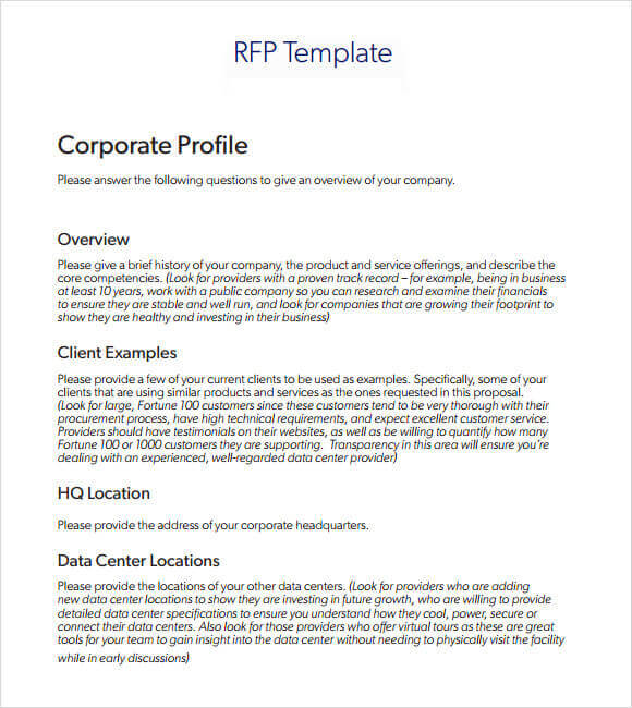 Exemple d'appel d'offres marketing