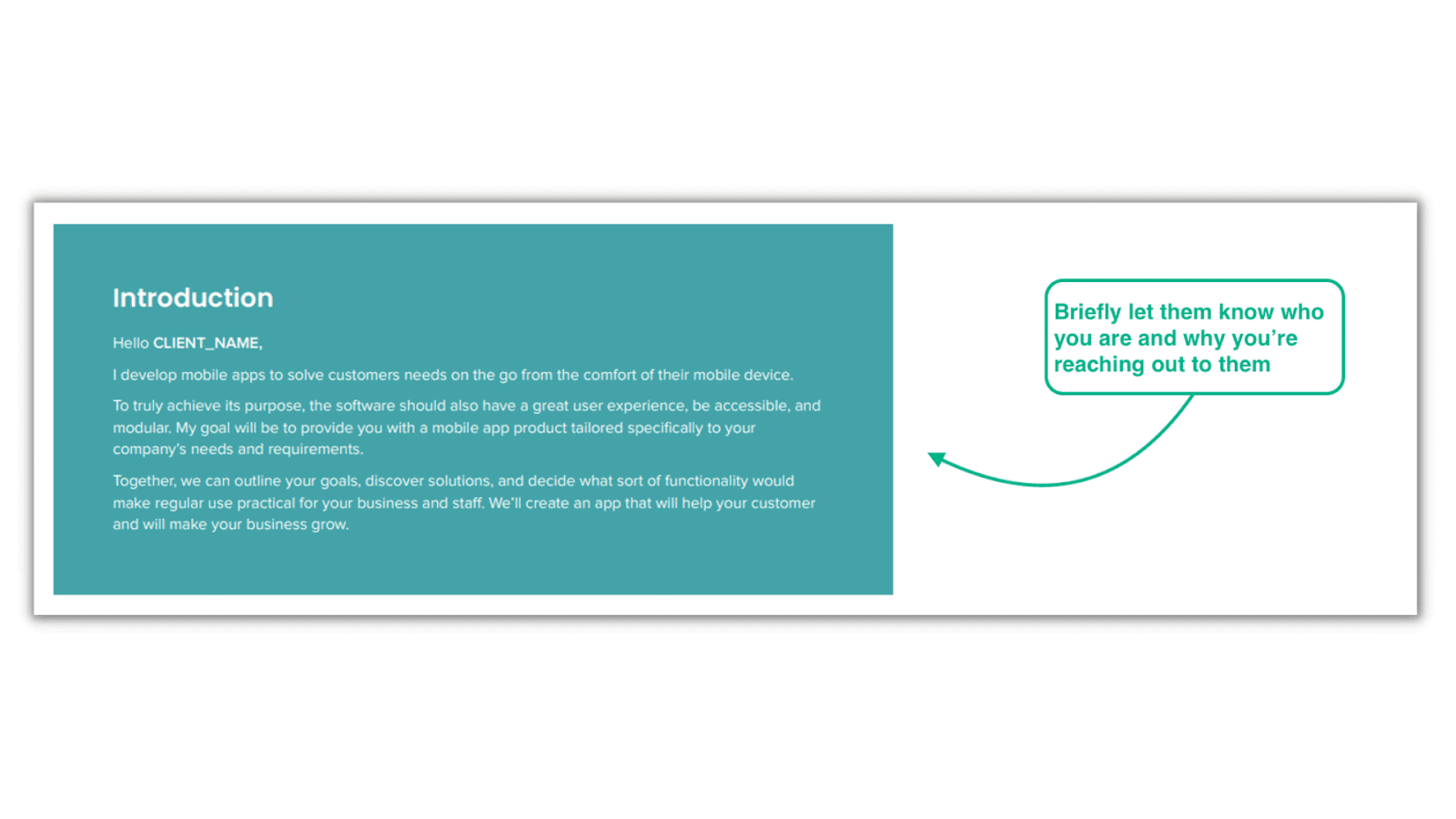 lettre d'accompagnement d'une proposition de développement d'application mobile