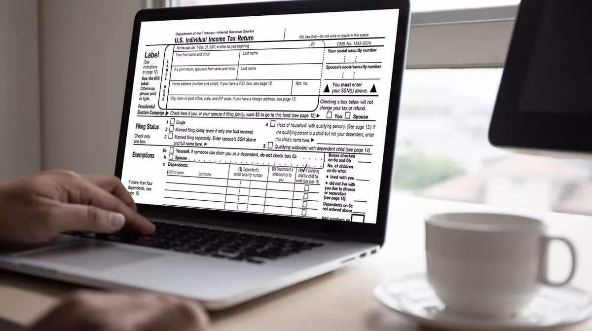 Tableau de bord du logiciel fiscal pour les travailleurs indépendants