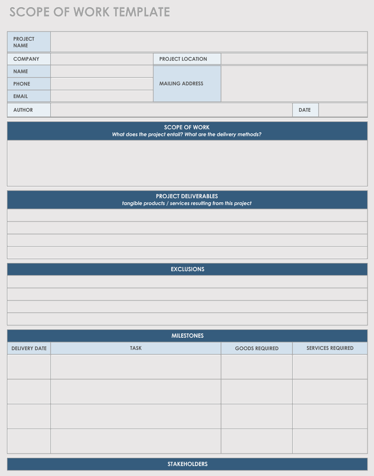 Modèle PDF de cahier des charges