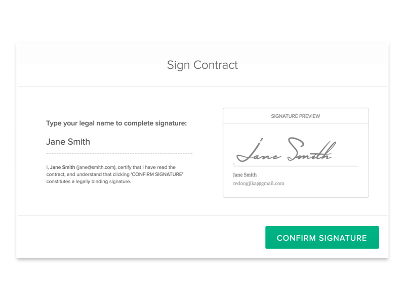 Sign Contract in Bonsai