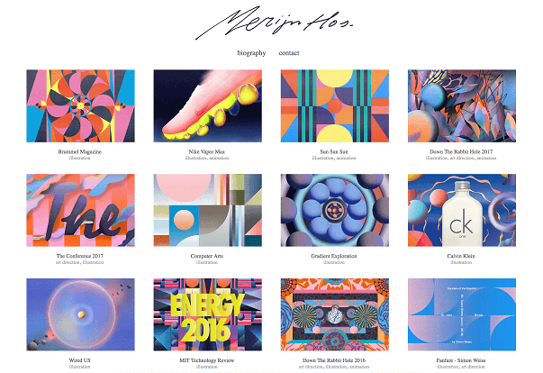 Portfolio en ligne de Merijn Hos