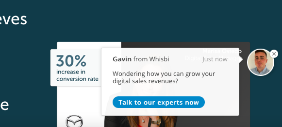 Assistance par chat Whisbi