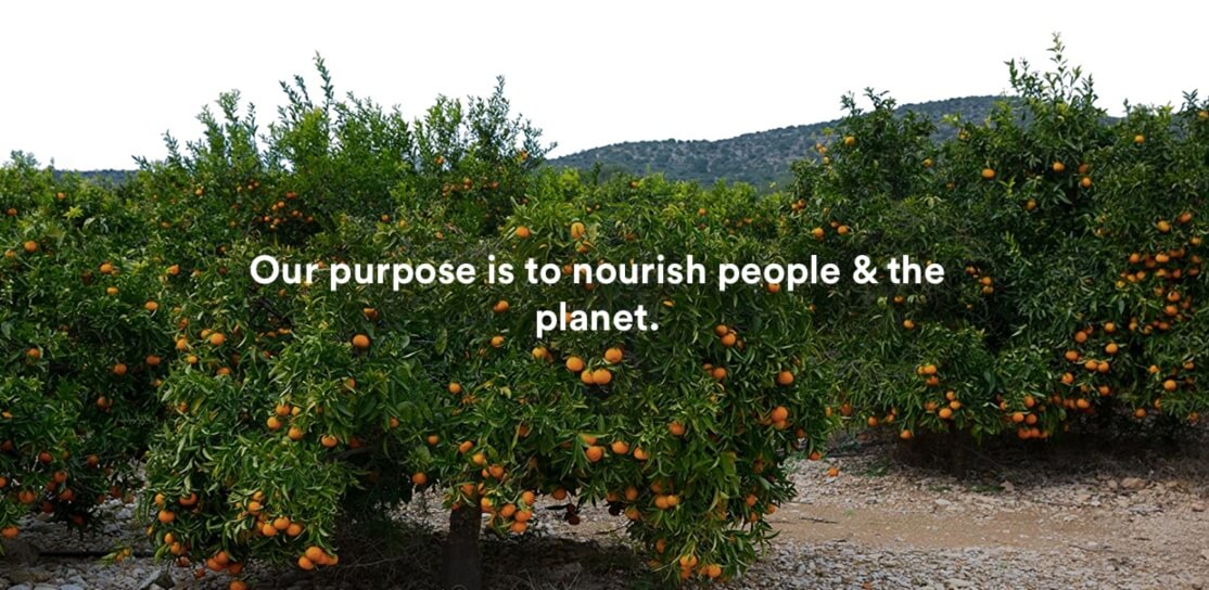 Message sur le site Web de Whole Foods Market