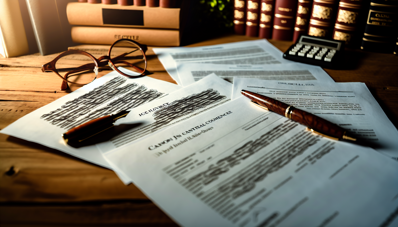 Photo of legal documents symbolizing legality of unpaid invoice write-offs