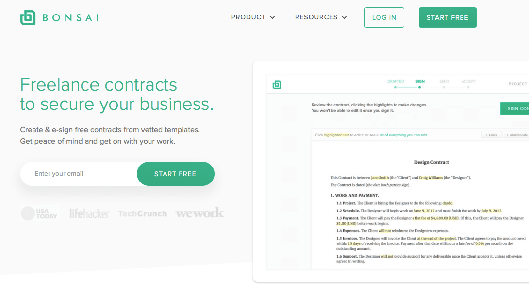 Contratos de bonsái