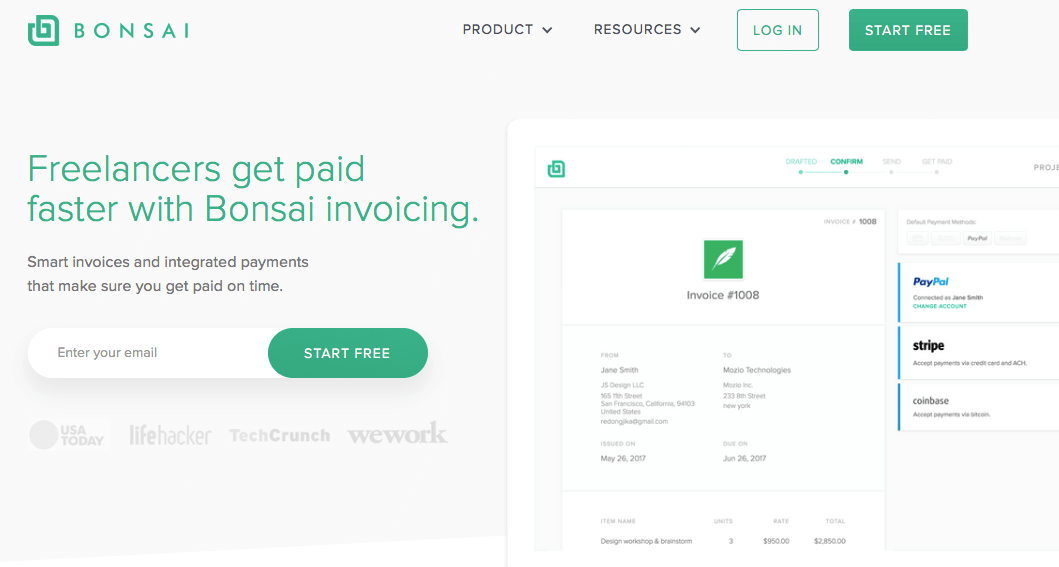 Facturación Bonsái