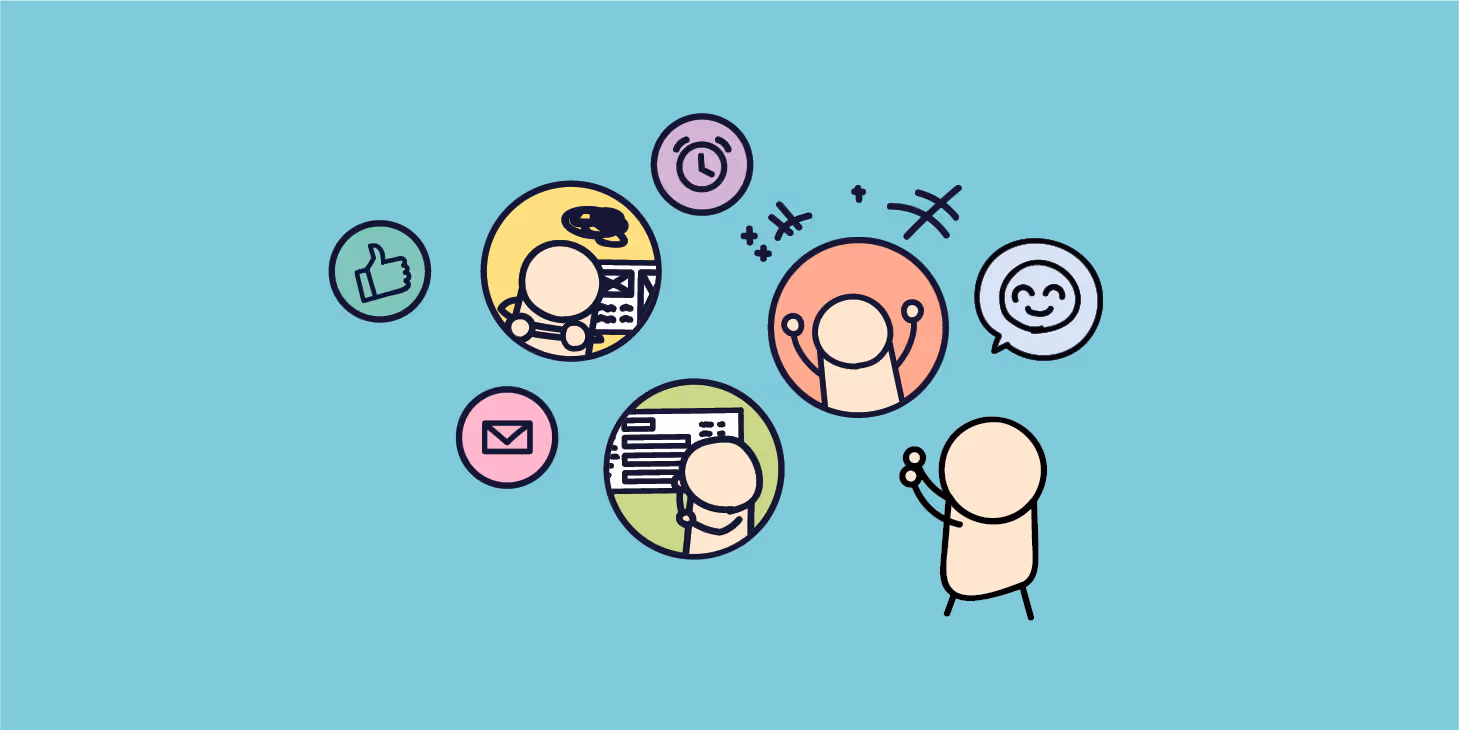 Header graphic for the article 'How to lead a UX team'