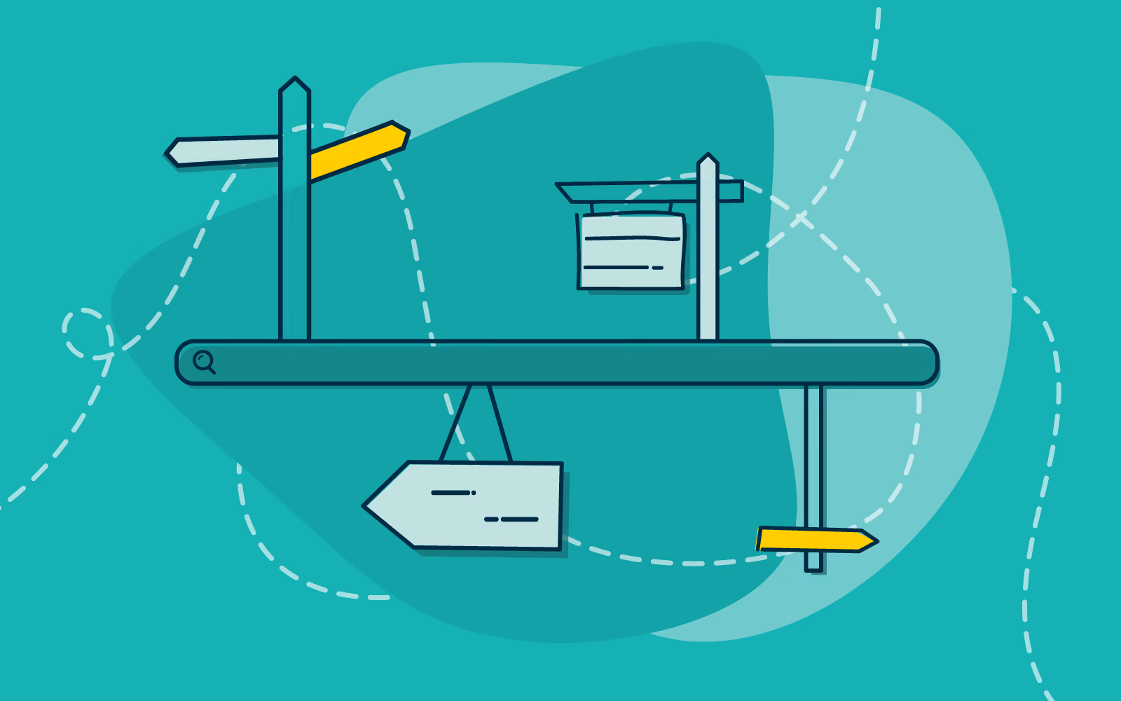 Header graphic for the article 'What makes for a great web navigation experience?'