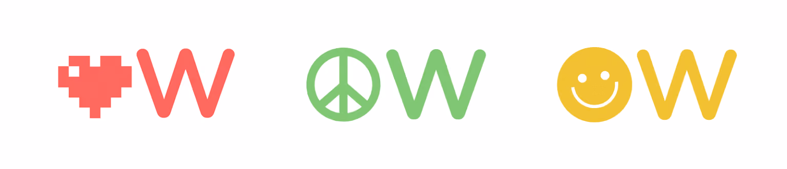 Optimal Workshop's special case logos against a white background