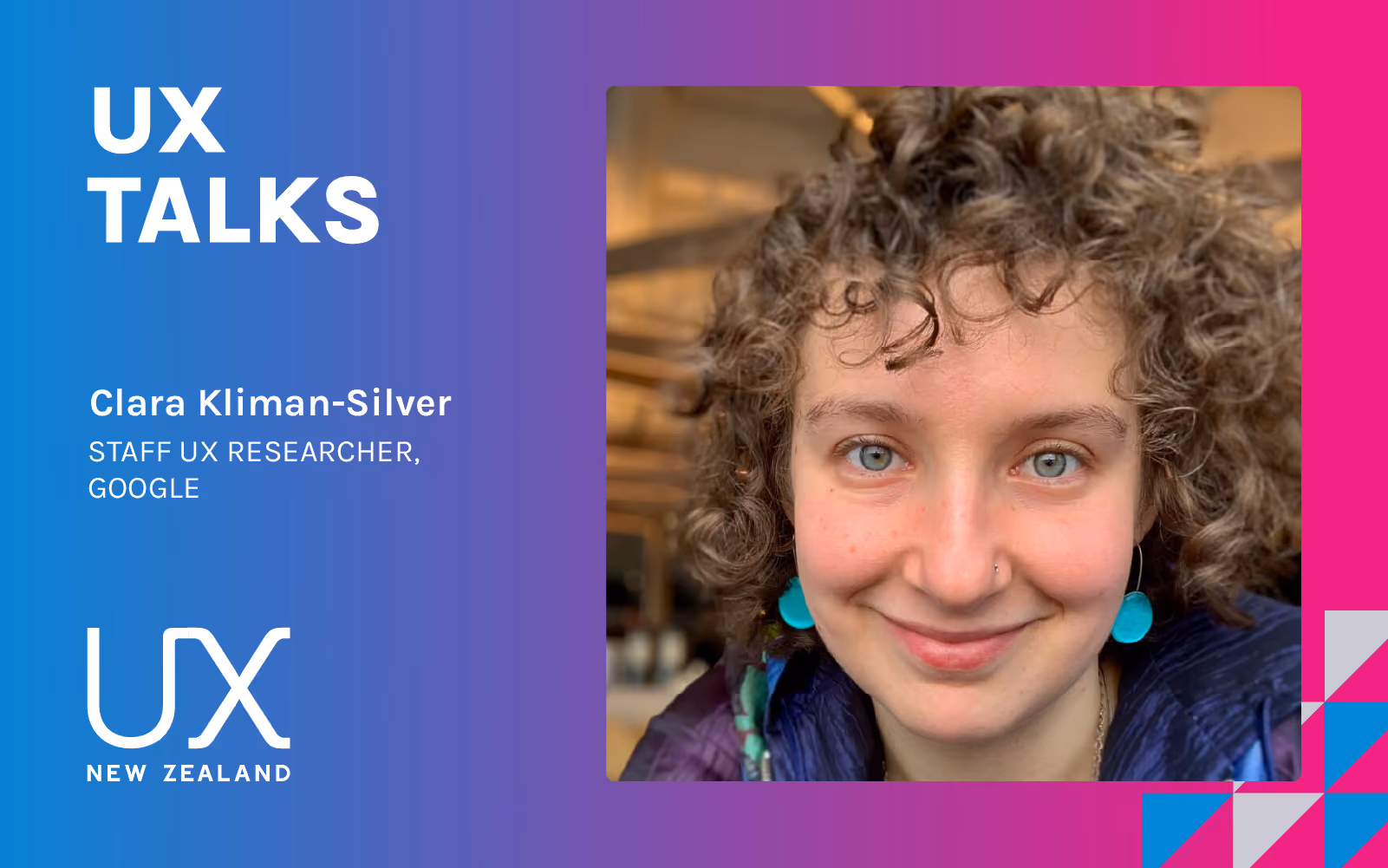 Header graphic for the article 'Clara Kliman-Silver: AI & design: imagining the future of UX'