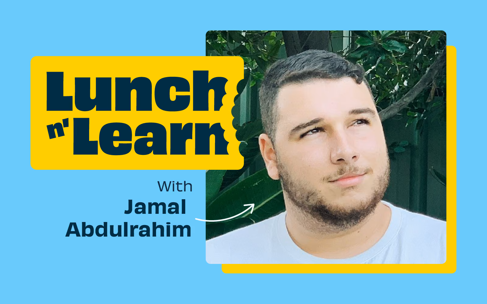 Header graphic for the article 'Lunch n’ Learn: Talking Tech - A Blind Person’s Perspective...'