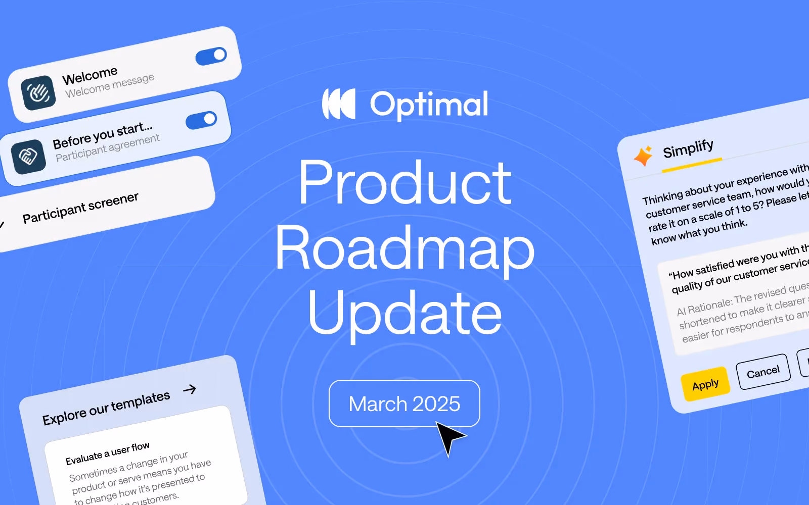Header graphic for the article 'Product Update - March 2025'