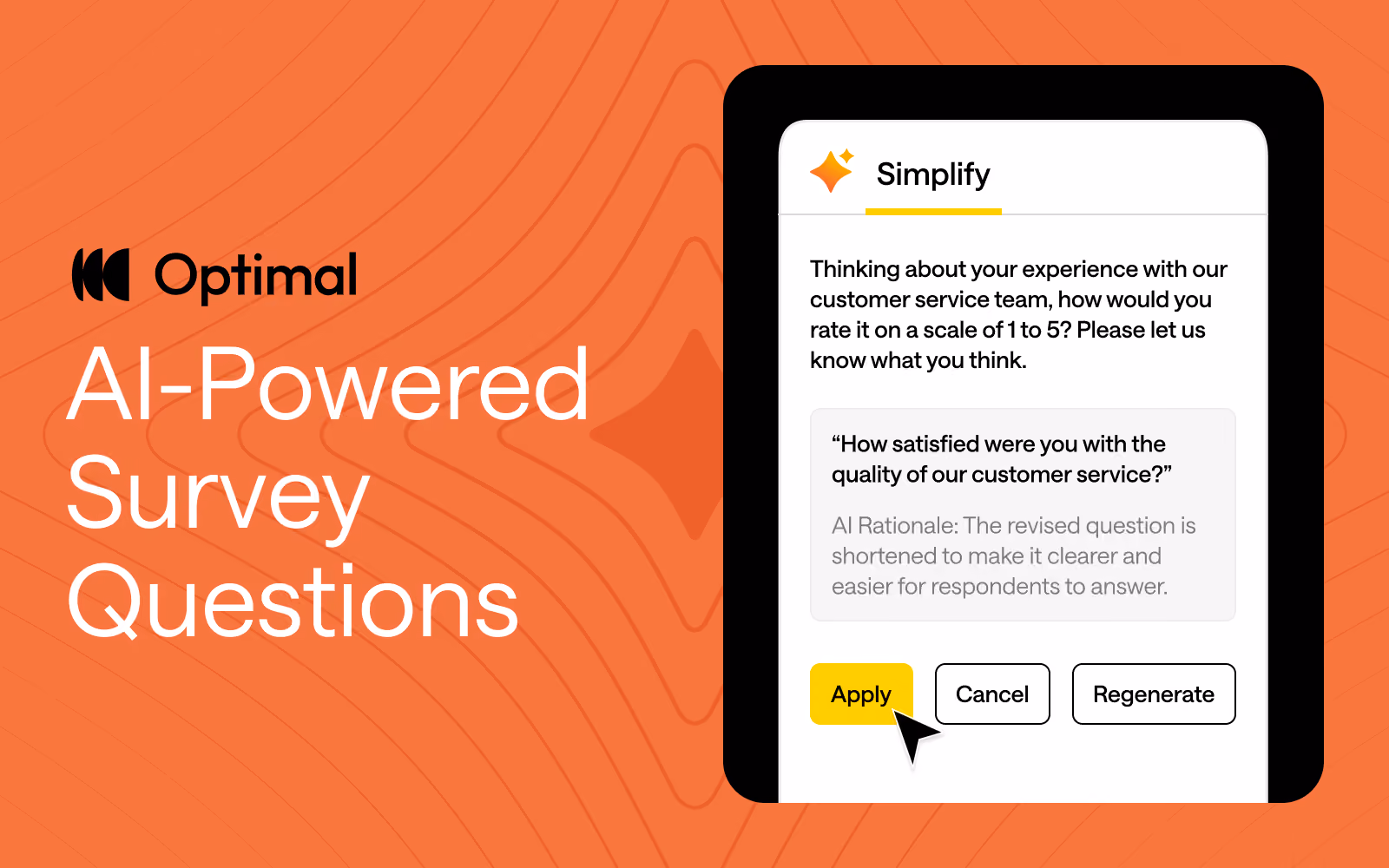 Header graphic for the article 'Get Reliable Survey Results Fast: AI-Powered Question Simplification'