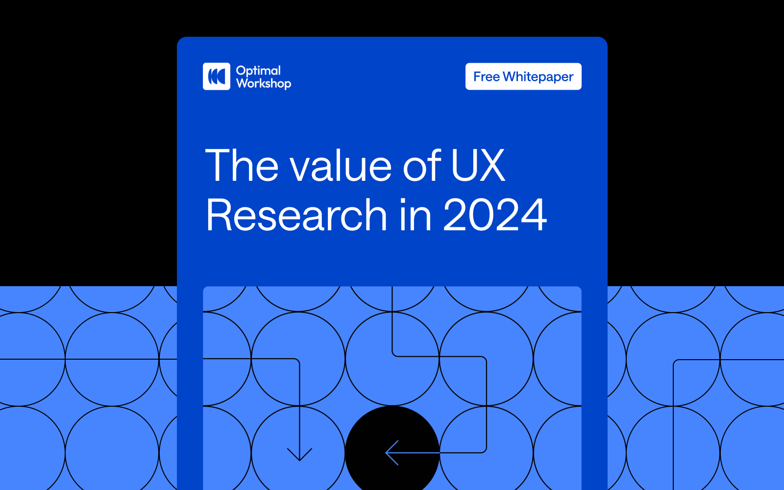 Header graphic for the article 'Quantifying the value of User Research in 2024 '