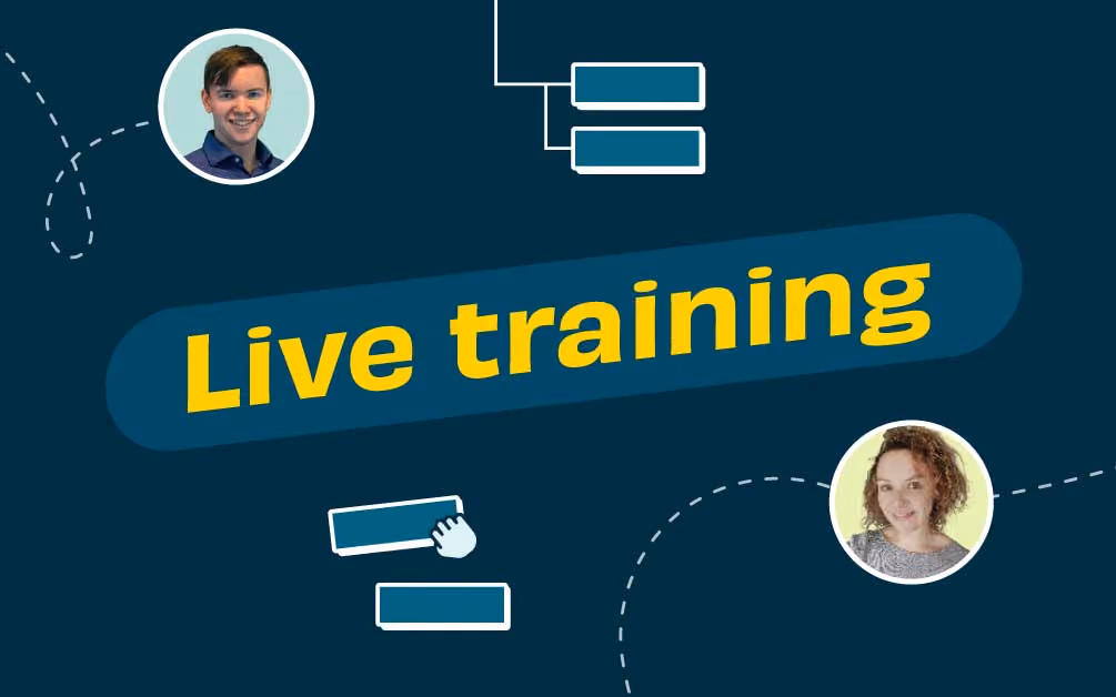 Header graphic for the article 'Live training: How to benchmark an existing site structure using...'