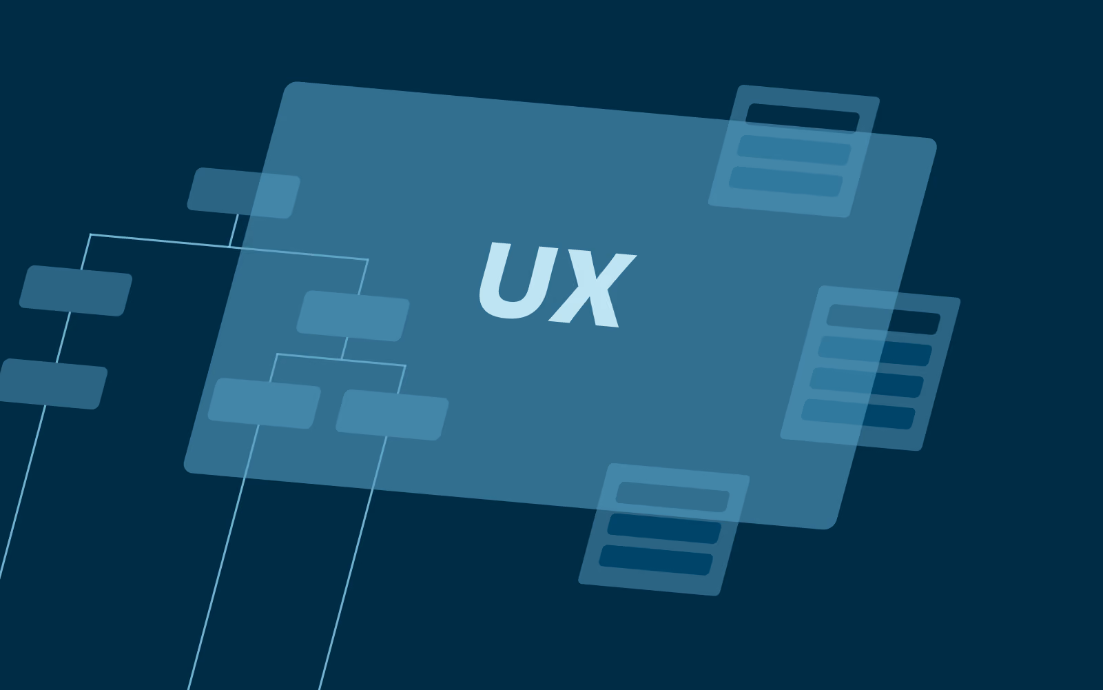 Header graphic for the article 'Why information architecture is the foundation of UX'
