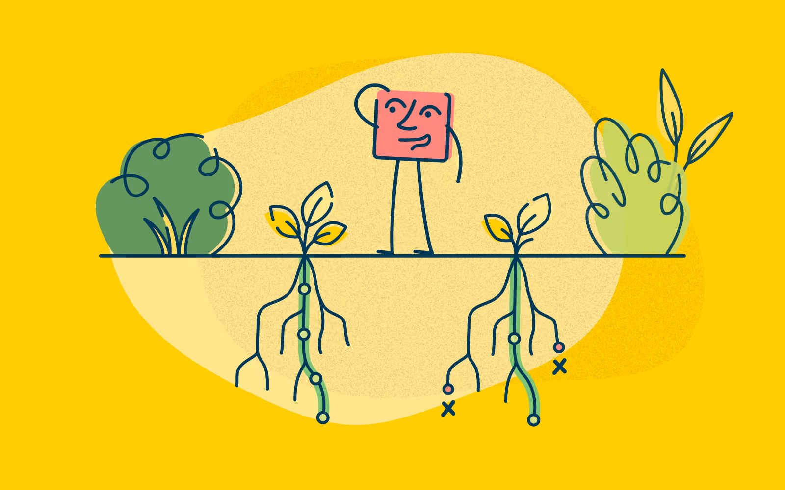 Header graphic for the article 'Information architecture lives here : make IA part of your...'