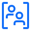 Icon of a group with three stylized human figures representing group access or collaboration.