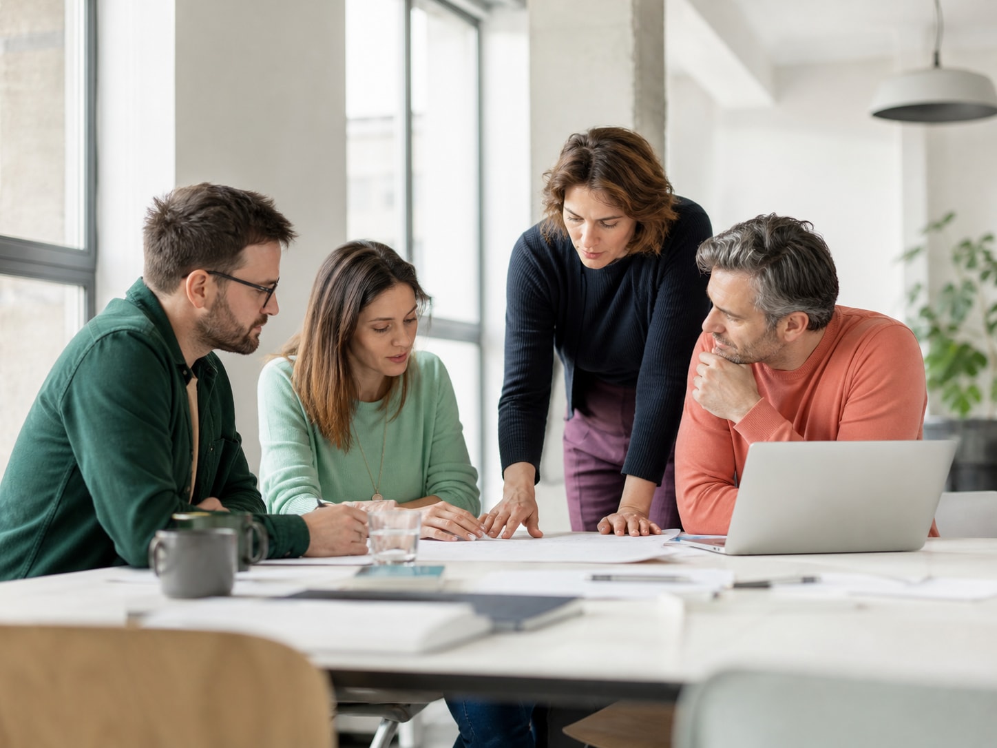 Recruiting-Team bei der gemeinsamen Arbeit