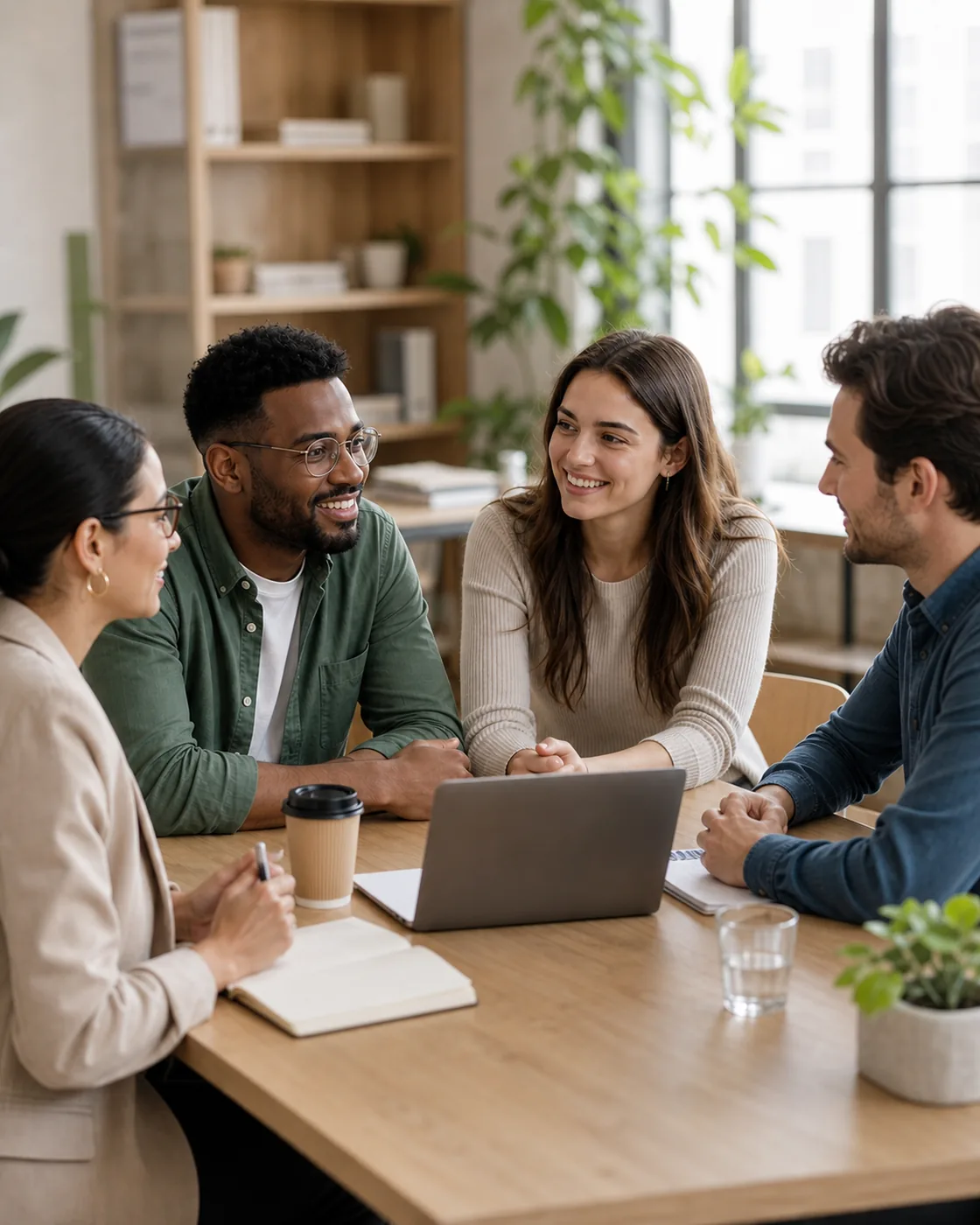 Recruiting-Team bei einer gemeinsamen Besprechung