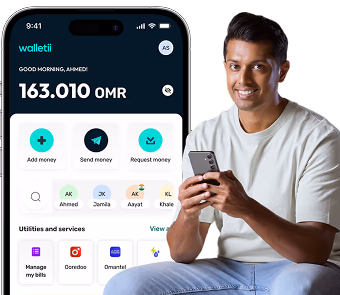 Walletii loyalty and rewards promotional banner.